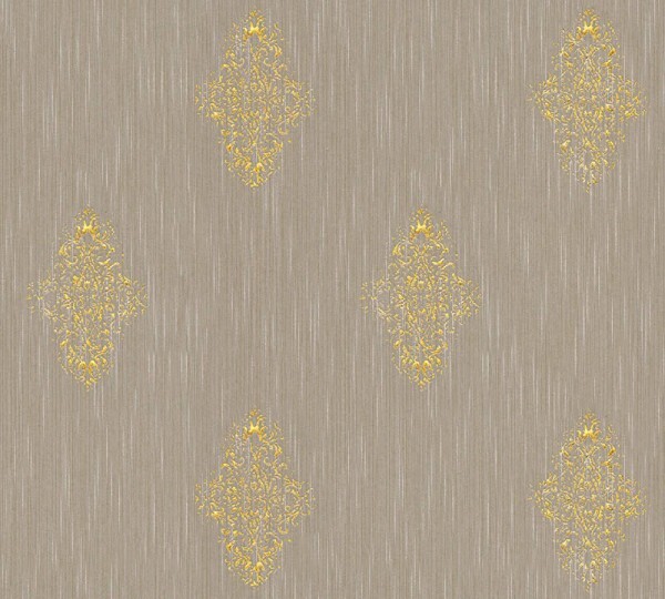 AS Creation Architects Paper Luxury Wallpaper 319463, 8-31946-3 Vliestapete beige gold