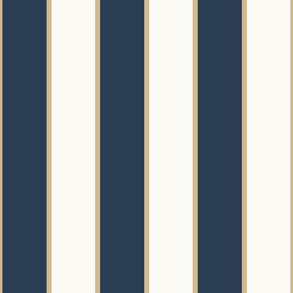 Mustertapete Streifen blau-weiß Stripes 015017