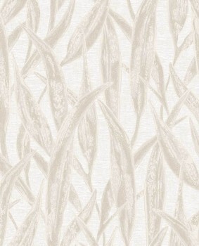 leaf optics white non-woven wallpaper Waterfront Eijffinger 300800