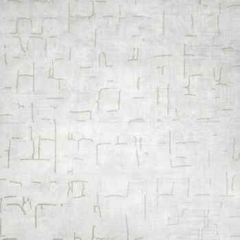 Graue Vliestapete Glasperlen besetztes Muster Divino Hohenberger 81318-HTM