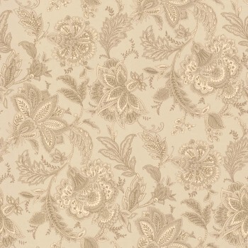 detailed floral pattern beige non-woven wallpaper Sophia Rasch 711462