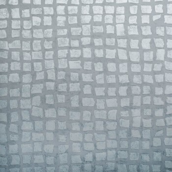 Steel blue non-woven wallpaper silver shiny stone look Urban Classics Hohenberger 64865-HTM