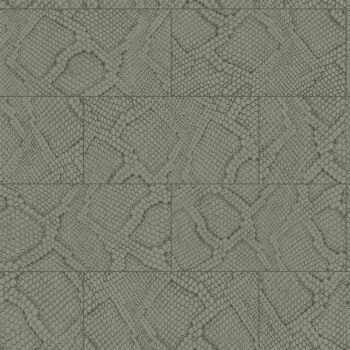 non-woven wallpaper squares green gray 347785