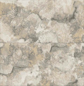 non-woven wallpaper blurred colors beige and gray 026731