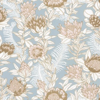 pattern beige wallpaper Caselio - Dream Garden DGN102246000