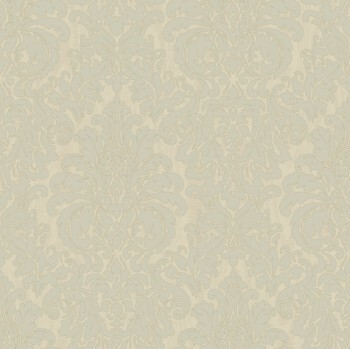 Gold wallpaper baroque pattern Italian style Essener 24800