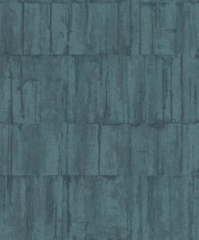 non-woven wallpaper concrete stripes petrol 560336