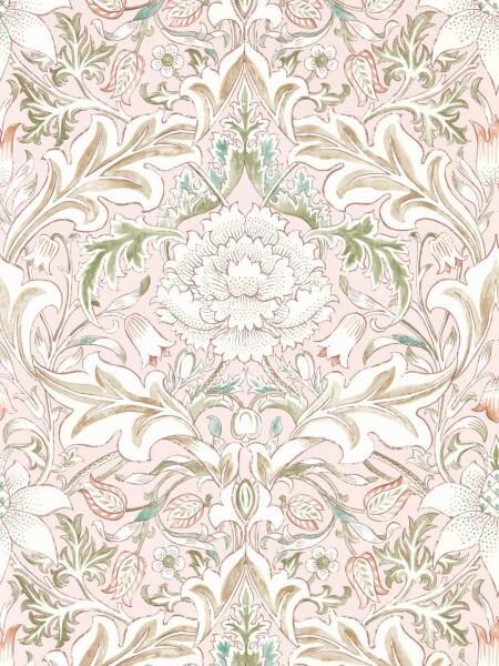 Wallpaper elegant floral ornaments cream MSIM217073