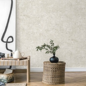 wallpaper concrete pattern beige 026751