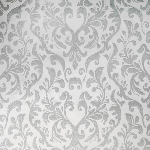 Klassisches Muster Glanzpigmenten Vliestapete grau Urban Classics Hohenberger 64859-HTM