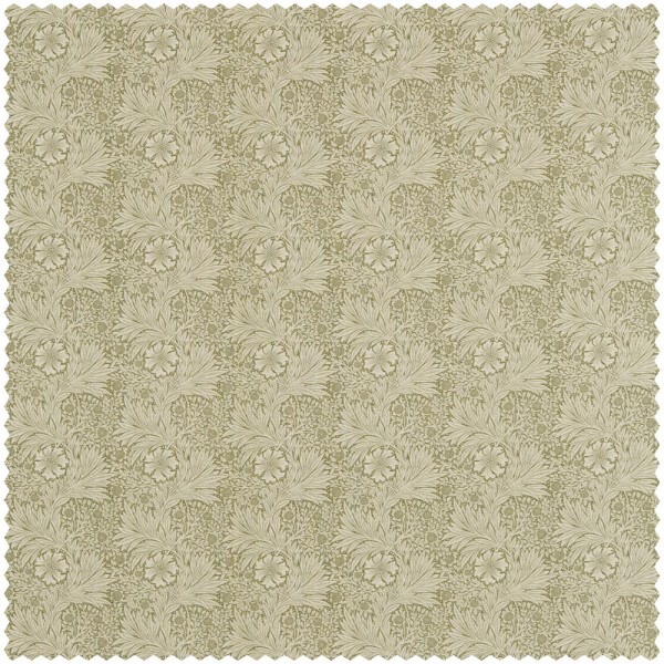 Decorative fabric marigolds and tendrils light brown DCMF226698