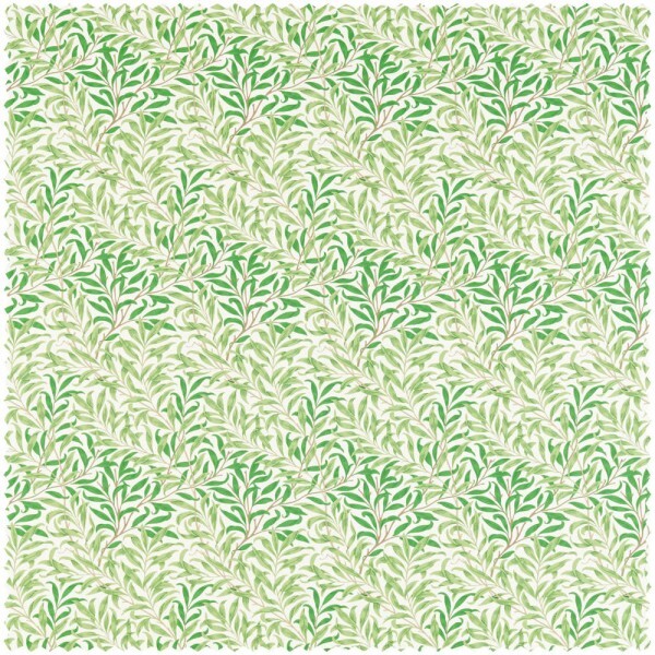 Decoration fabric small leaves green MSIM226894