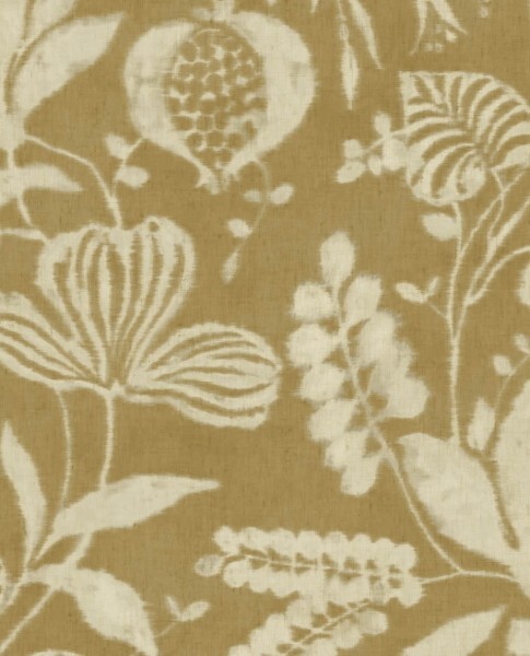 flower pattern non-woven wallpaper pastel yellow Terra Eijffinger 391502