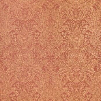 Red non-woven wallpaper foamed pattern gold gloss Precious Hohenberger 65189-HTM