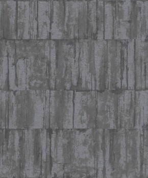non-woven wallpaper plaster pattern gray 560343