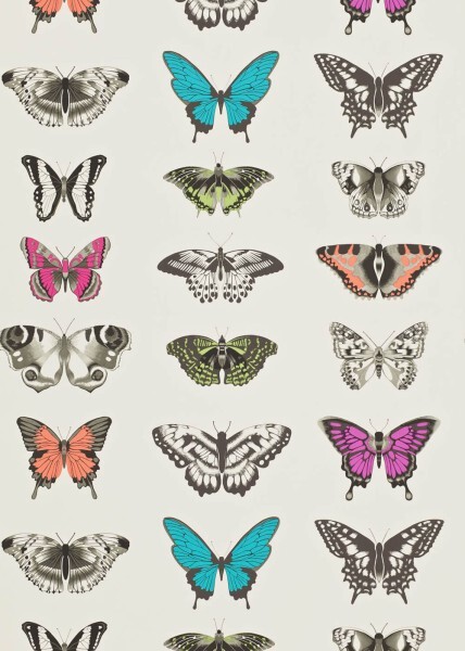 gemalte Schmetterlinge creme Tapete Sanderson Harlequin - Colour 1 HAMA111079