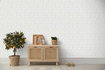 ceramic tile non-woven wallpaper mint green Azulejo Hohenberger 26860