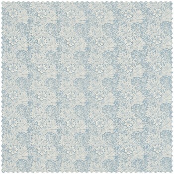 Decoration fabric large and small flowers blue DCMF226715