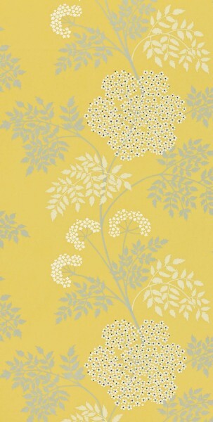 kleine Blüten gelb Papiertapete Sanderson - One Sixty DOPWCO105