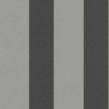 non-woven wallpaper wide stripes brown and gray 295756