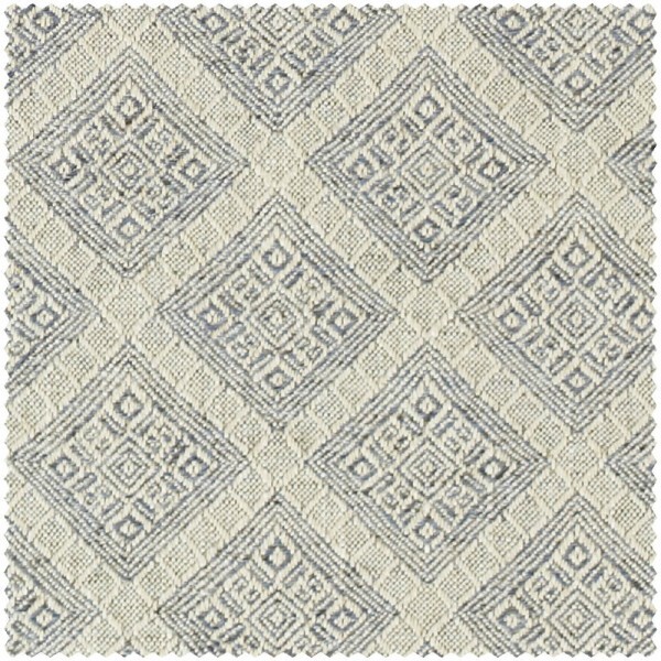 diagonal pattern blue-grey furnishing fabric Sanderson Caspian DCAC236918