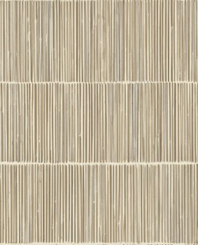 stripe pattern non-woven wallpaper beige Terra Eijffinger 391513
