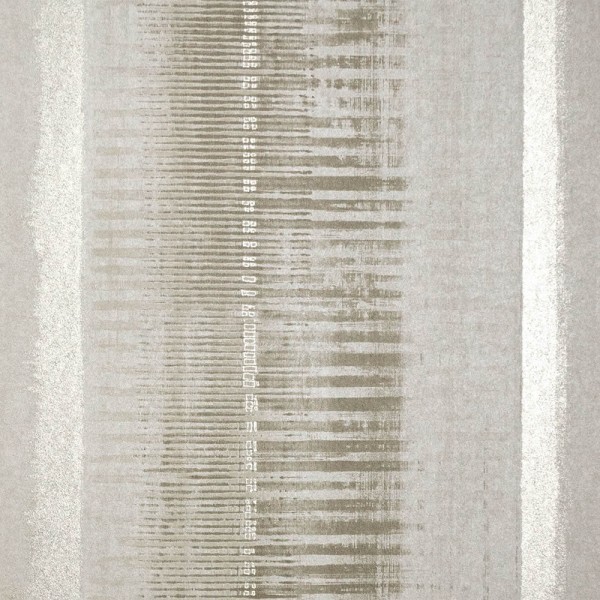 Silberglänzende Streifen und kleine Vierecke Vlies grau Adonea Hohenberger 64318-HTM