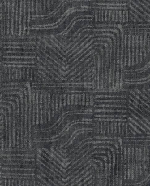Lichen pattern blue non-woven wallpaper Terra Eijffinger 391536