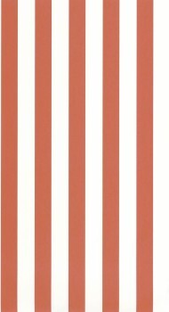 Block stripes non-woven wallpaper orange and white Mediterranee Casadeco MEDI87438390