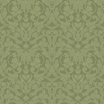 Ornamentenoptik Mustertapete grün Ekbacka 014009