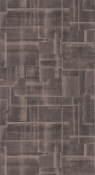 Graphic pattern wallpaper brown Casadeco - Ginkgo Texdecor GINK86239419