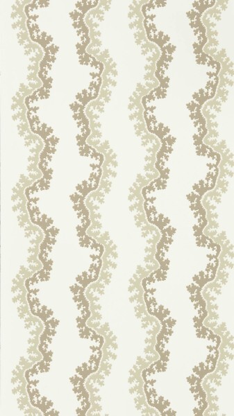 river-like pattern beige fleece Sanderson Arboretum 217249
