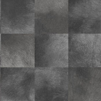 non-woven wallpaper cowhide look gray 247327