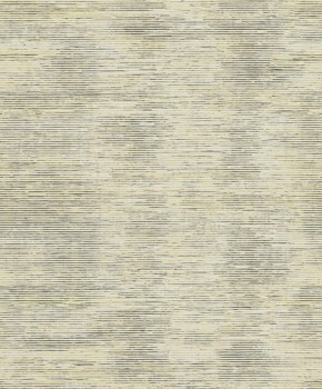Schmale Streifen Tapete cream und schwarz Malibu Rasch Textil 101433