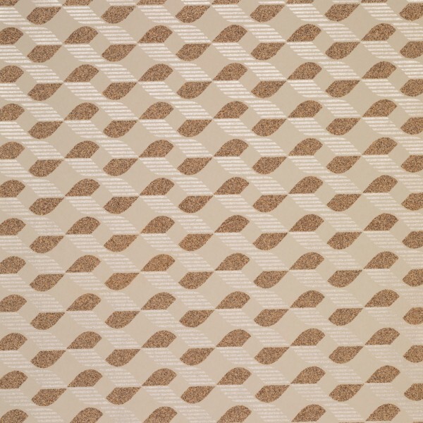 beige non-woven wallpaper geometric shapes Universe Hohenberger 51209-HTM