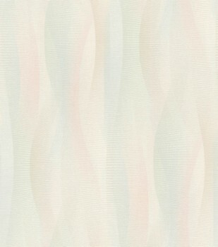 green and dusky pink waves beige non-woven wallpaper Rasch wallpaper change 2 651522