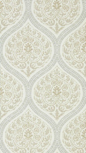 worn look beige non-woven wallpaper Sanderson Caspian DCPW216755