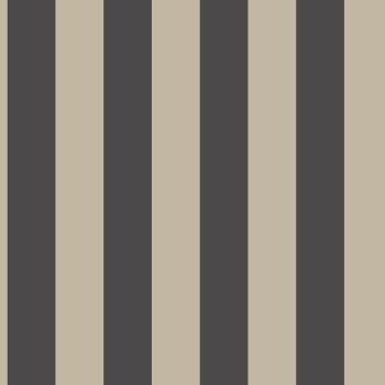 Vertikale Streifenmuster Tapete cream-schwarz Stripes 007575