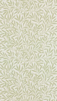 Wallpaper overlapping foliage branches cream DCMW216835