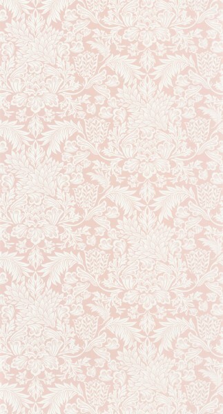 flowers and leaves non-woven wallpaper rose Casadeco - Five O'Clock Texdecor FOCL85814115