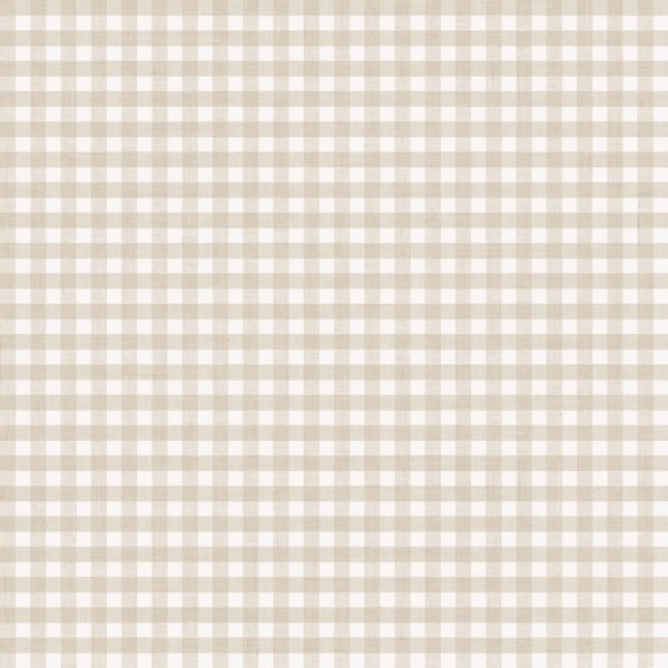 White and beige non-woven wallpaper check pattern Blooming Garden Rasch Textil 084066