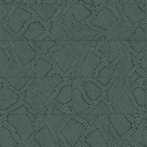 non-woven wallpaper snakeskin pattern green 347788