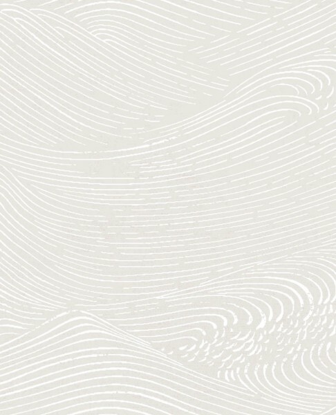 55-386530 Eijffinger Enso waves graphic non-woven wallpaper beige