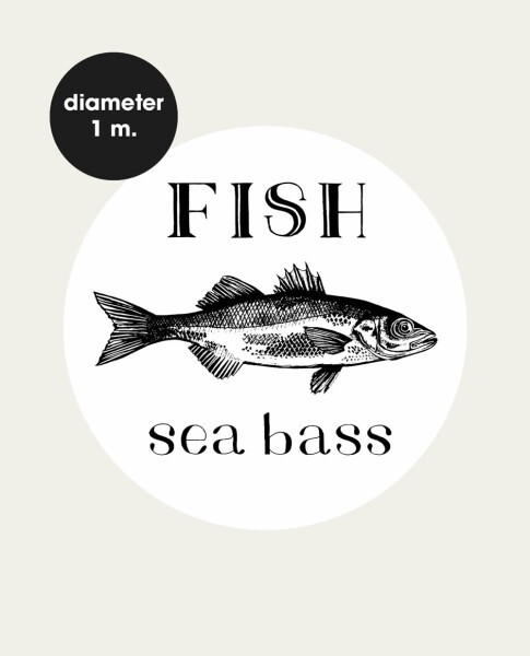 Wandbild Fisch Muster schwarz-weiß Wallpower Favourites Eijffinger 309138