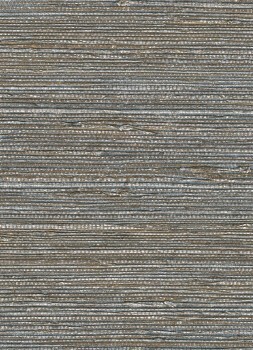 Gelfochtene Fasern Silber Braun Tapete Vista 6 Rasch Textil 213996