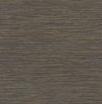 non-woven wallpaper woven pattern dark gray 026716
