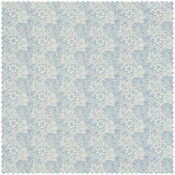 Decoration fabric large and small flowers blue DCMF226715