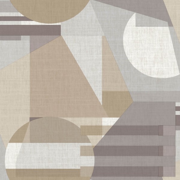 forms vinyl wallpaper cream and gray Materika Rasch Textil 229931