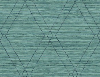 Green wallpaper Drawn diamond optics Charleston Rasch Textil 032104