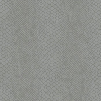 non-woven wallpaper snake skin pattern gray 347769